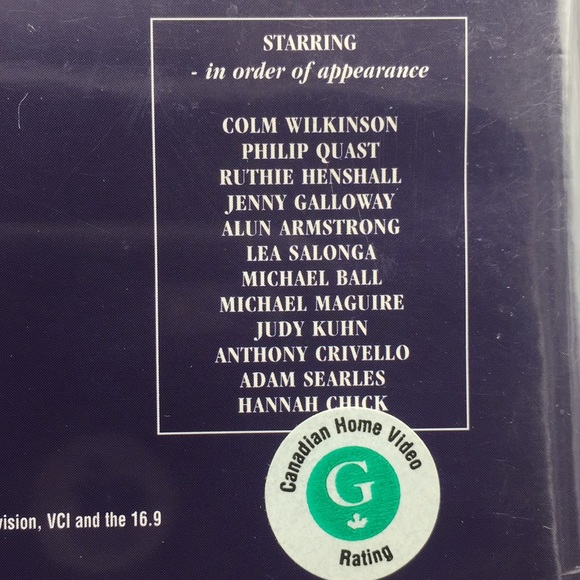 Les Miserables Musical In Concert VHS Video - Picture 10 of 11